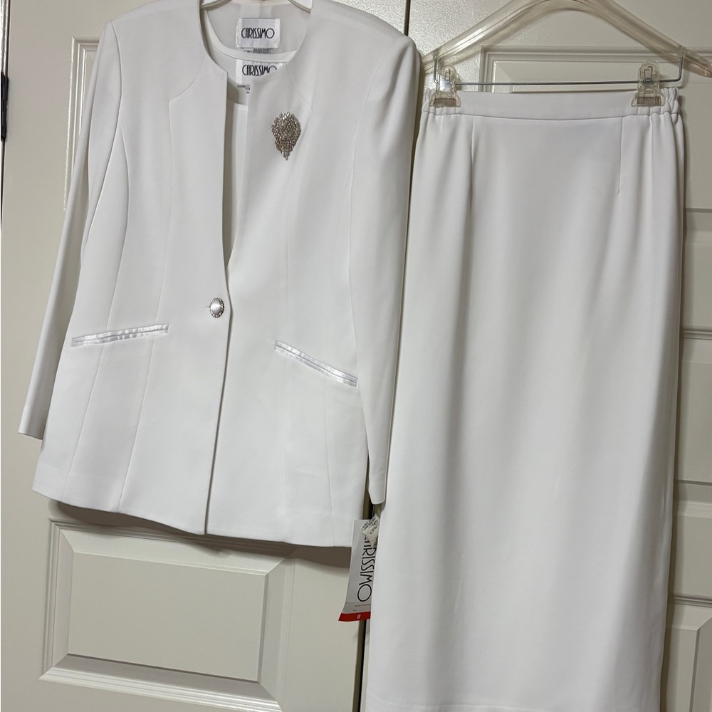 CARISSIMO Snow White 3pc Skirt Suit NWT Size 8